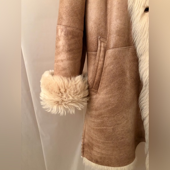 JEKEL Paris Luxury Designer Vintage Shearling Coat - Picture 5 of 10